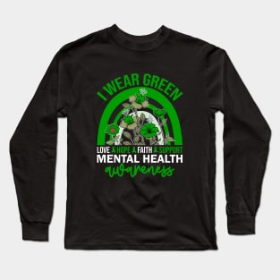 Mental Health Matters End The Stigma Psychology Therapy Long Sleeve T-Shirt